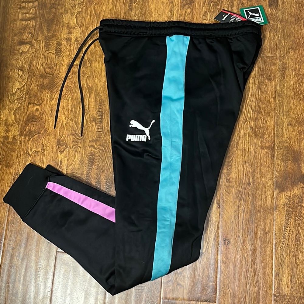 PUMA Men’s Iconic T7 Track Pants - size L